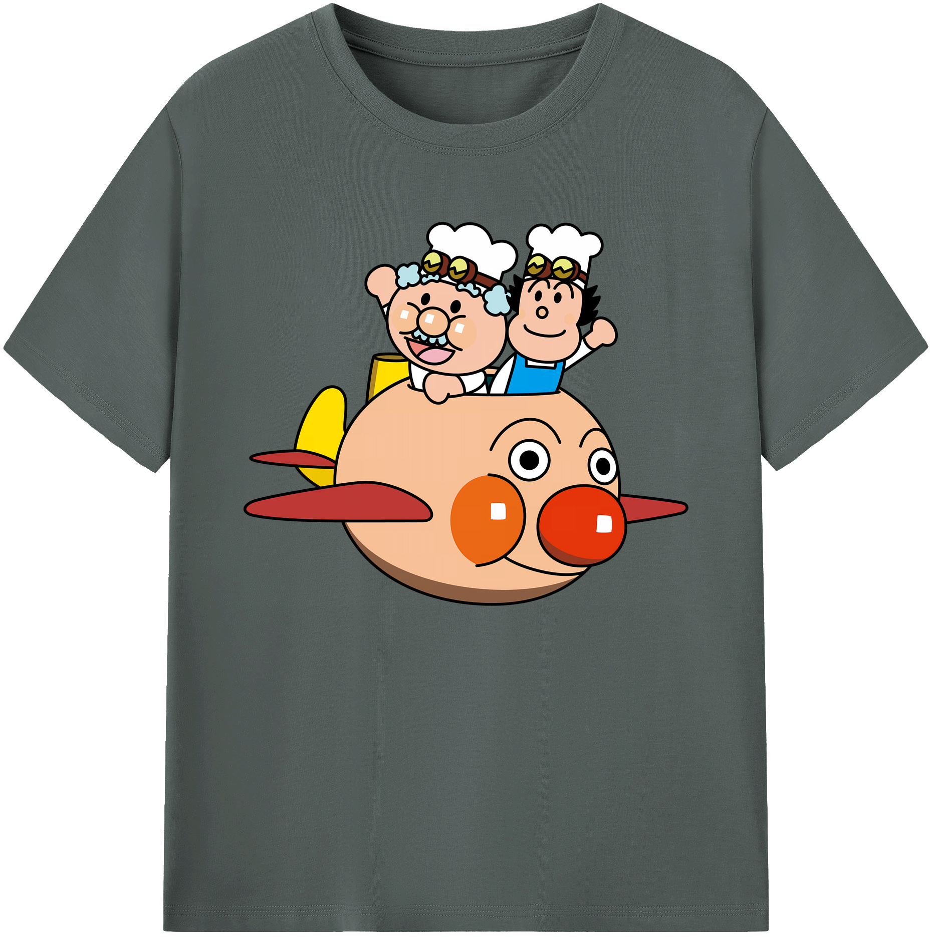 （画像用） アンパンマン Anpanman 綿100％ メンズ半袖Tシャツ｜肌触りやわらか＆通気性